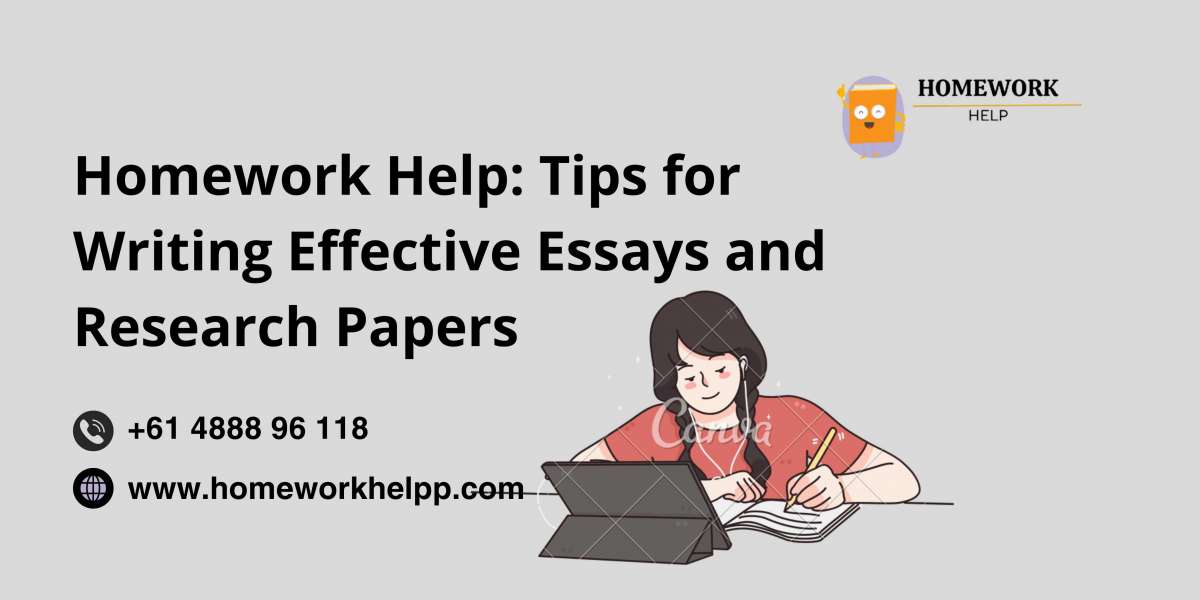 Homework Help: Tips for Writing Effective Essays and Research Papers