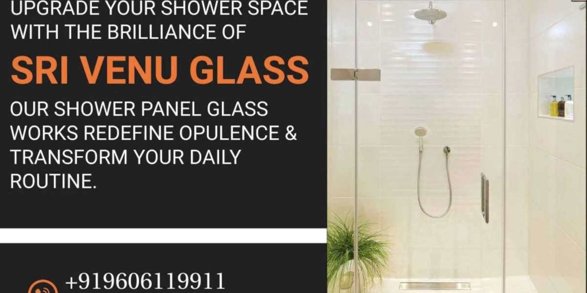 Enhancing Bathroom Elegance with a Shower Glass Divider by Sri Venu Glass