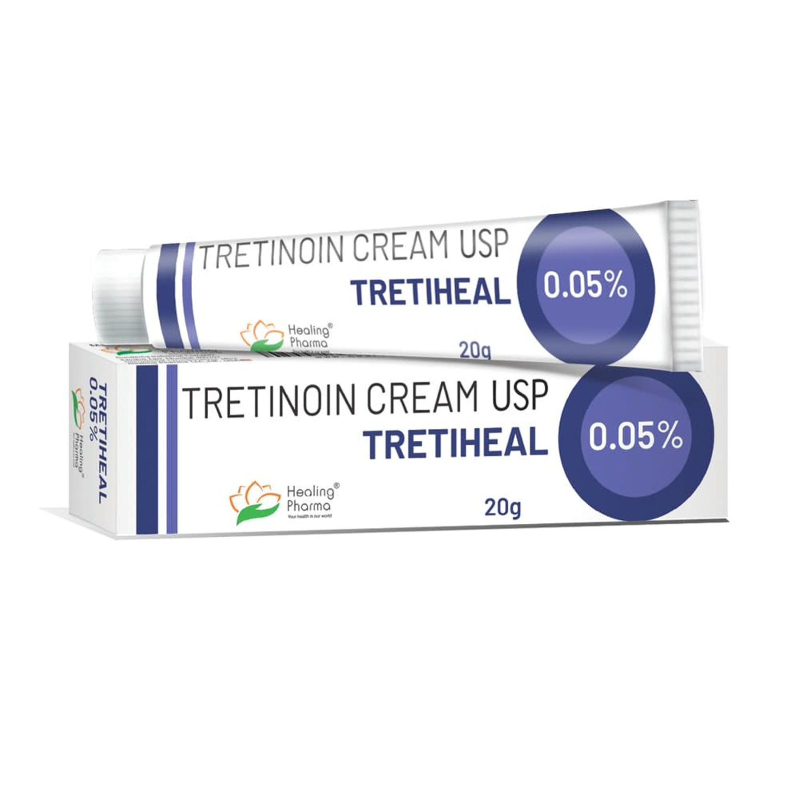 Tretinoin Cream USP Tretiheal 0.05% 20g In Dubai -