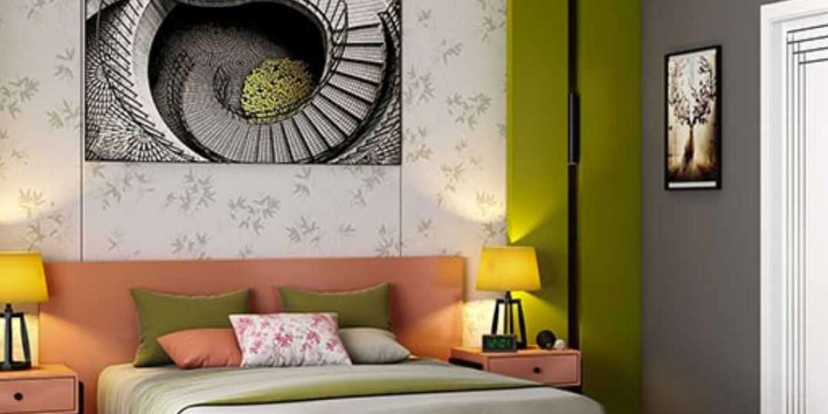 10+ Stunning Two-Colour Combinations for Bedroom Walls | Best Interior Designers in Pune