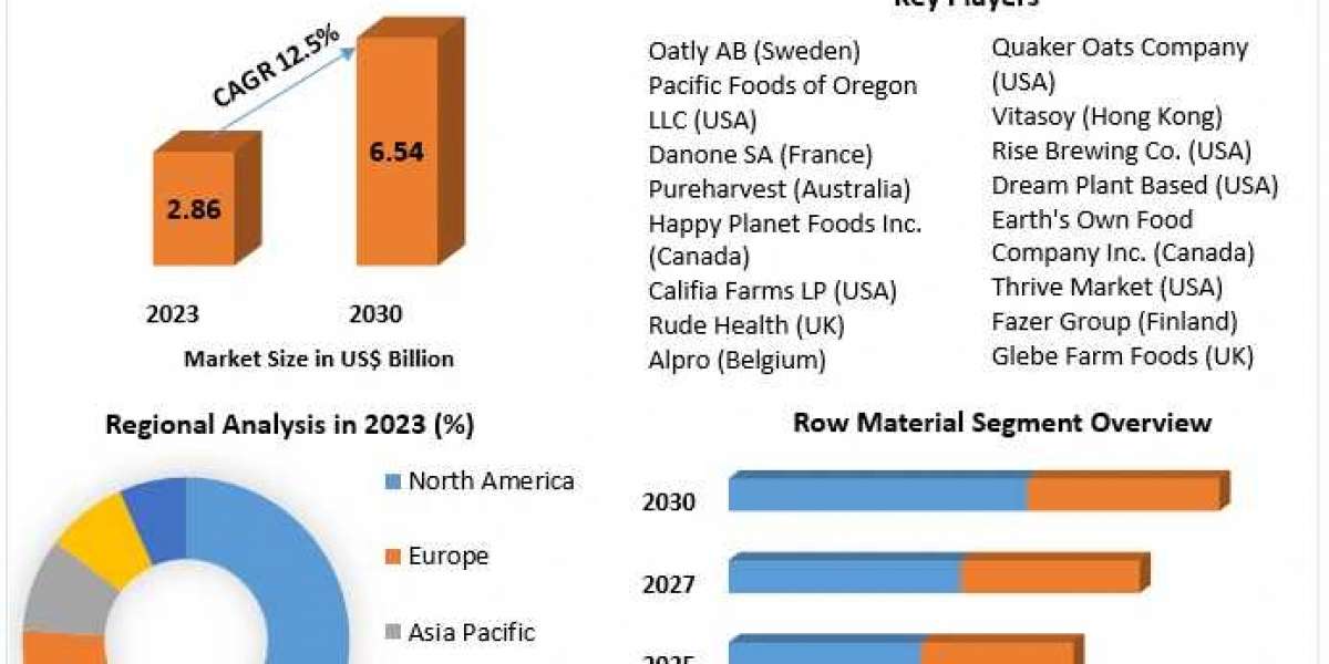 Oat Milk Market Key Growth Factors & Challenges, Segmentation & Regional Outlook 2030