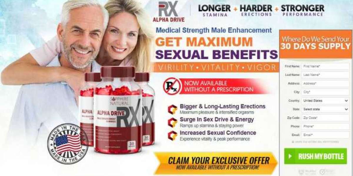 Alpha Drive RX Male Enhancement USA: how Supports overall your sexual health?